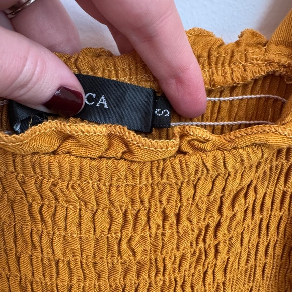 ZESICA Women's  Square Neck Smocked Top Dress - Picture 6 of 8